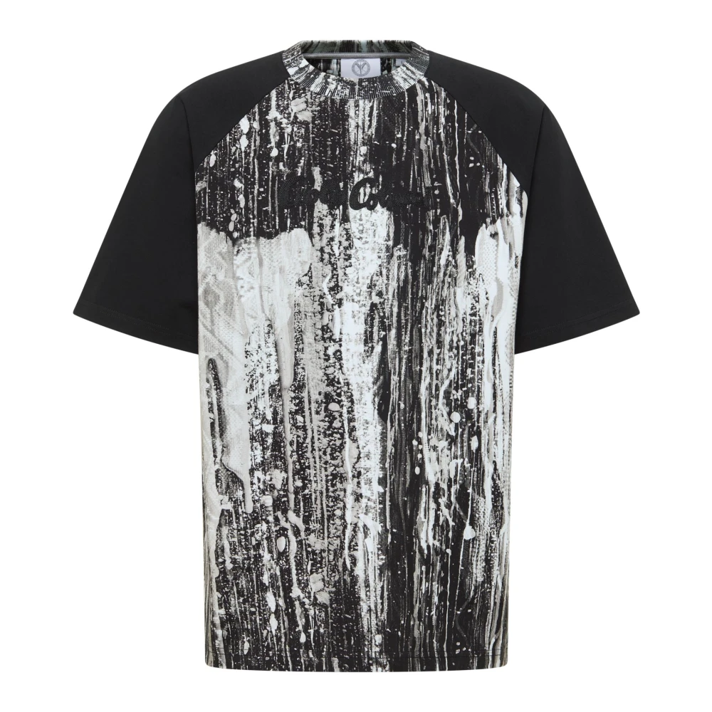 Carlo Colucci Men's Black Raglan T-Shirt