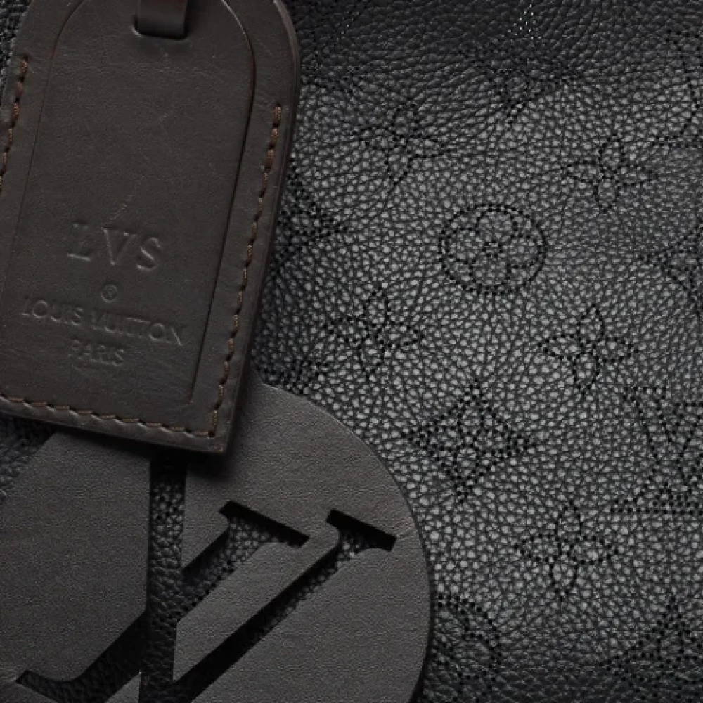 Louis Vuitton Vintage Pre-owned Leather handbags Black Dames