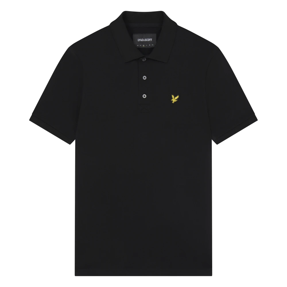 Lyle & Scott Plain Polo Shirt - Black - Image 11
