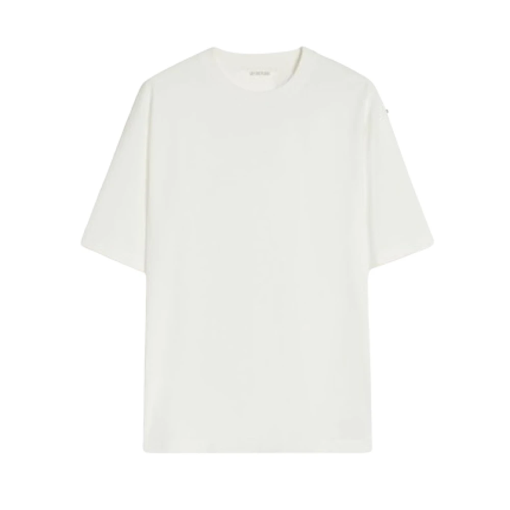 SPORTMAX Vintage 'Eremi' Effect Jersey T-shirt White Dames
