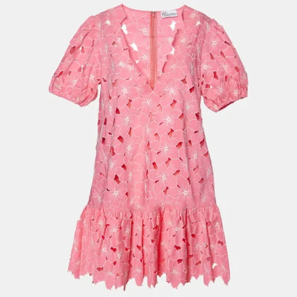 Valentino Vintage Pre-owned Cotton dresses Pink Dames