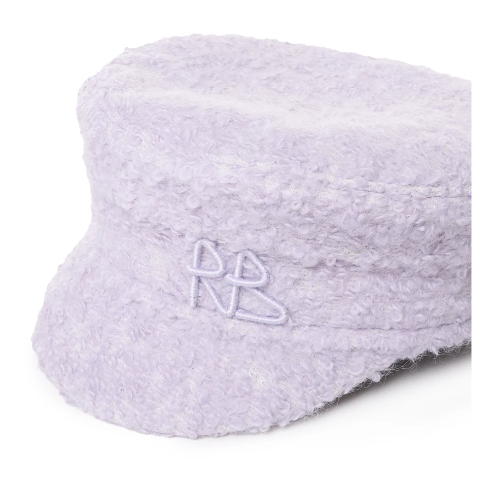 Ruslan Baginskiy Lila Teddy Look Wol Hoed Purple Dames