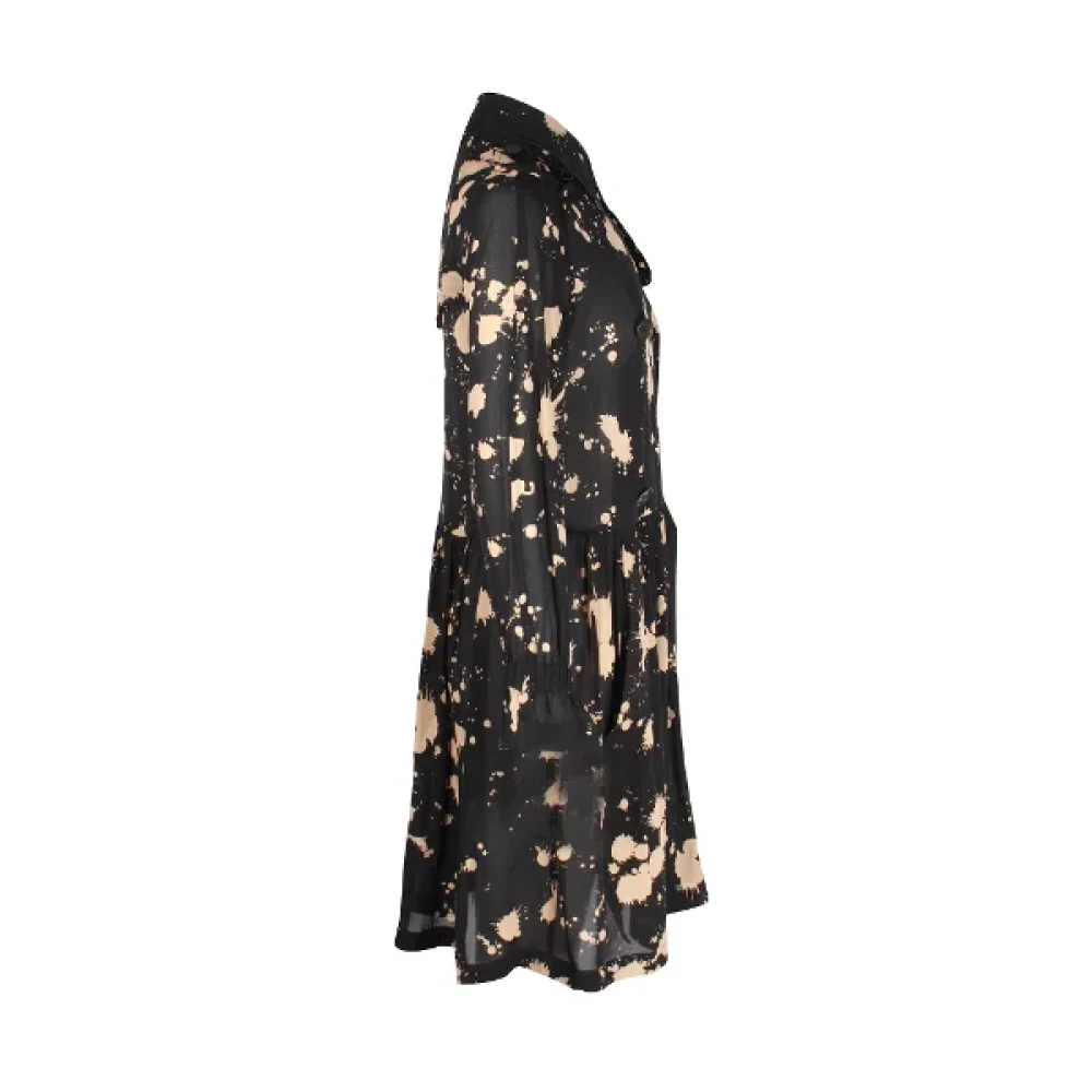 Burberry Vintage Pre-owned Polyester dresses Black Dames