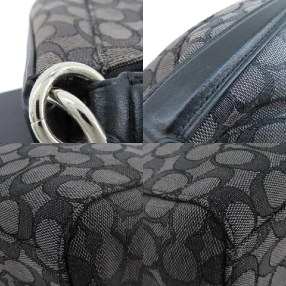 Coach Pre-owned Canvas handbags Black Dames