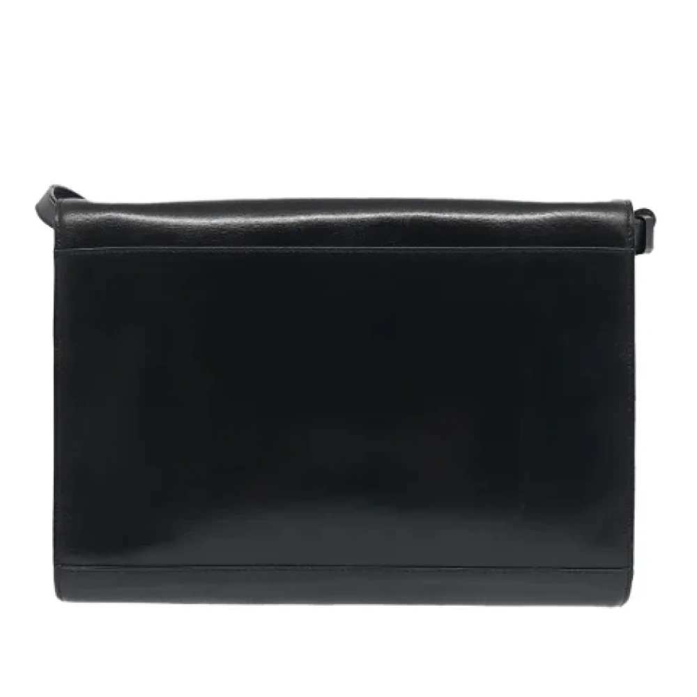 Celine Vintage Pre-owned Leather shoulder-bags Blue Dames