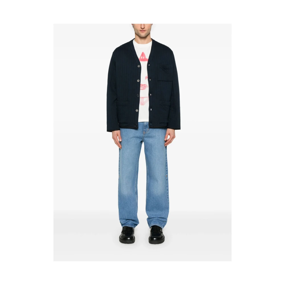 Daily Paper Blauwe Denim Jeans met Klassieke Stijl Blue Heren