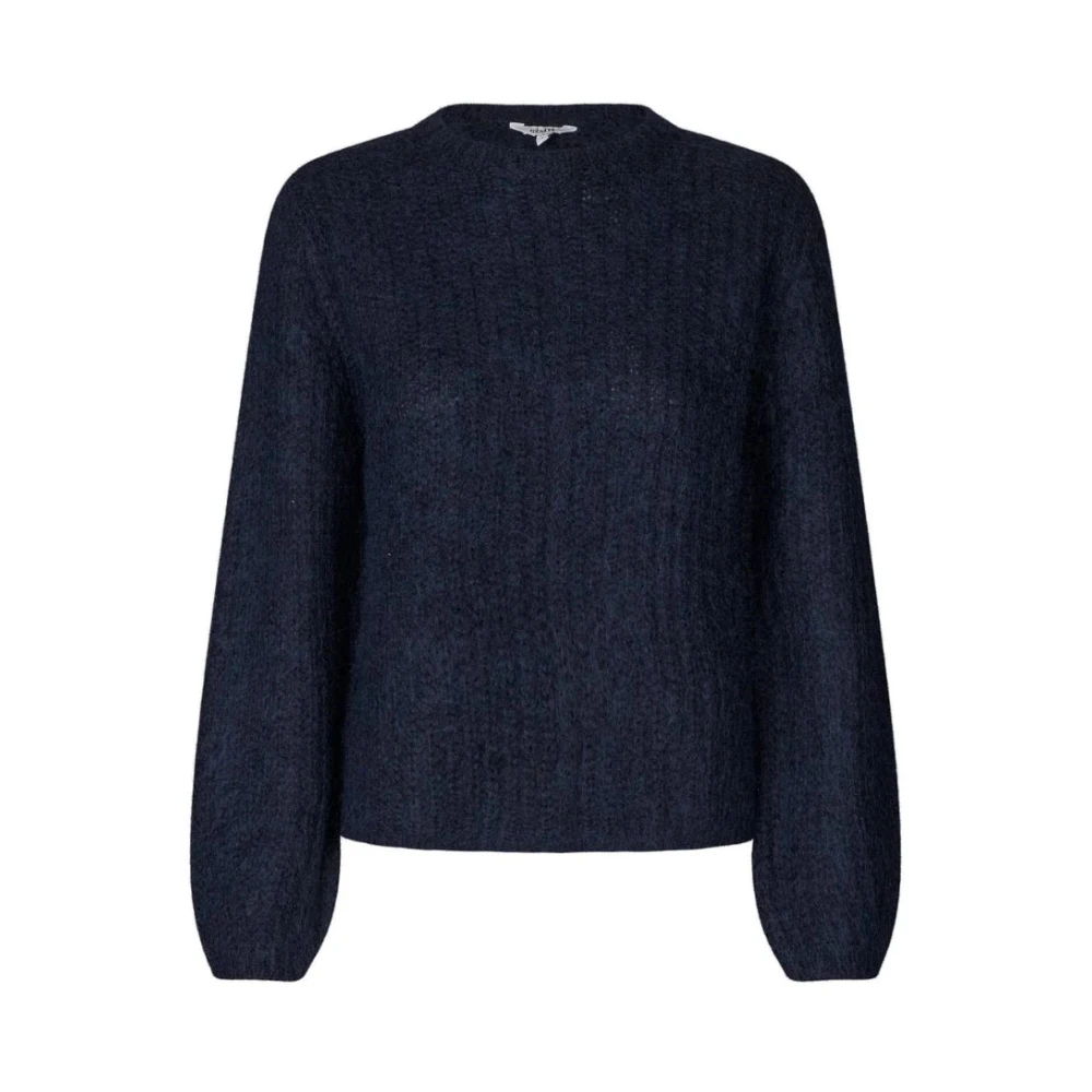 MbyM Navy Grof Gebreide Trui Corey Blue Dames