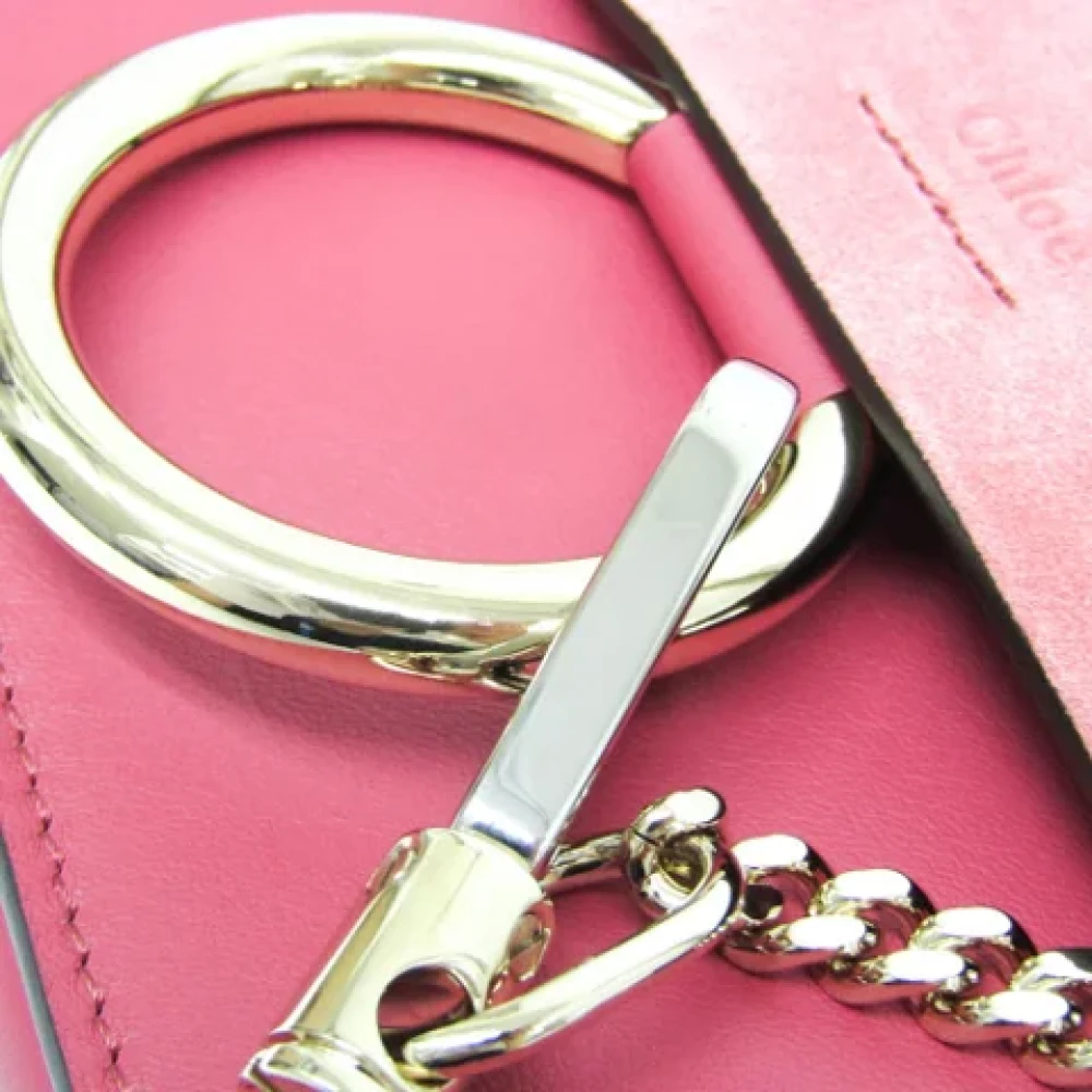 Chloé Pre-owned Leather shoulder-bags Pink Dames
