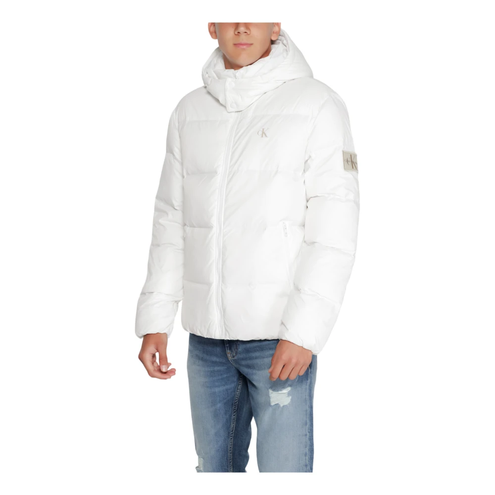 Calvin Klein Jeans Korte Pufferjas Blue Heren