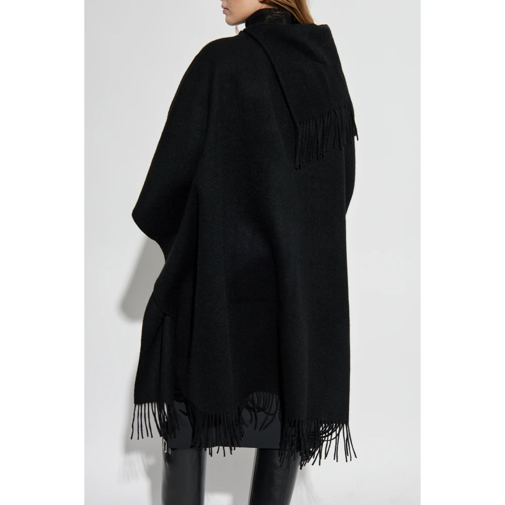 By Malene Birger Wollen Poncho Turtlo By Herenne Birger Black Dames