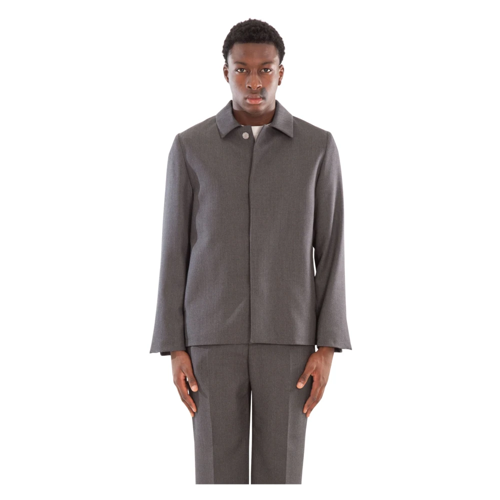 Costumein Boxy Fit Blazer in 002 Gray Heren