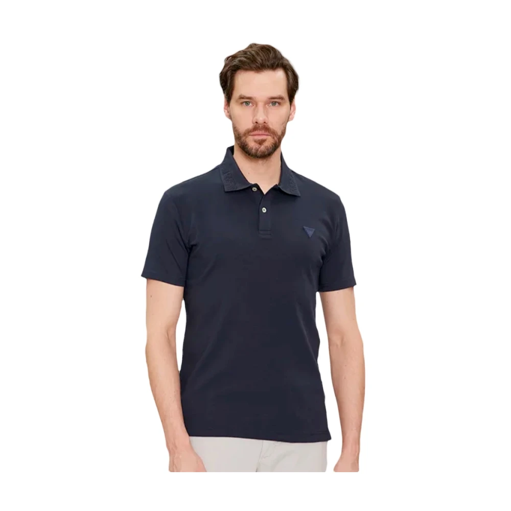 Guess - Tops > Polo Shirts - Blue - Guess - Modalova