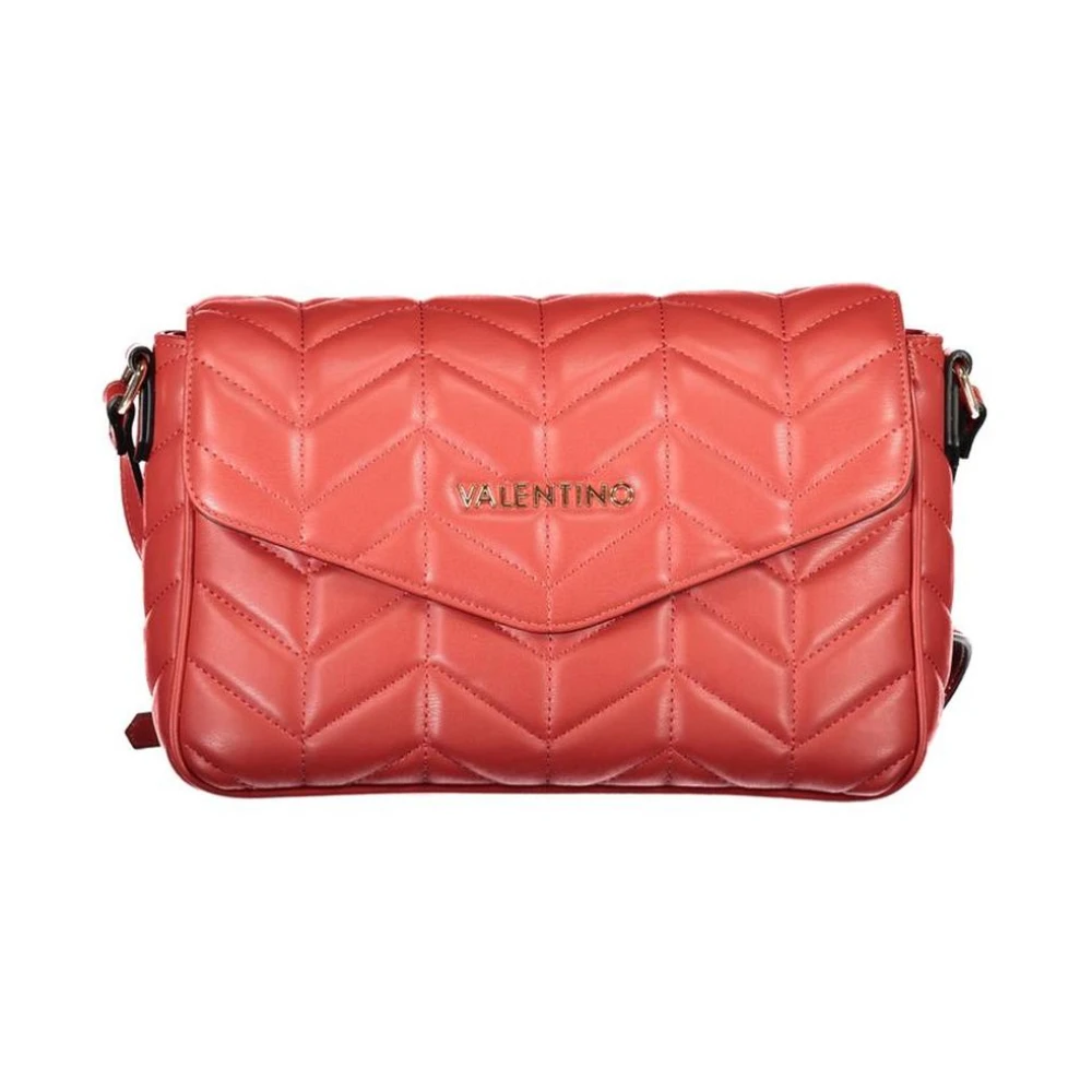 Valentino Women's Red Cross Body Bags, One Size, Quilted Crossbody Bag