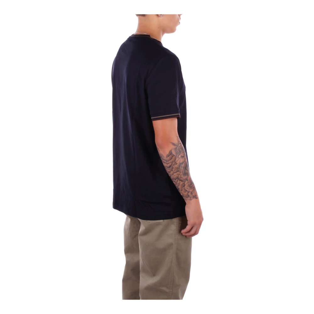 Fred Perry Logo Front T-shirts en Polo's Black Heren