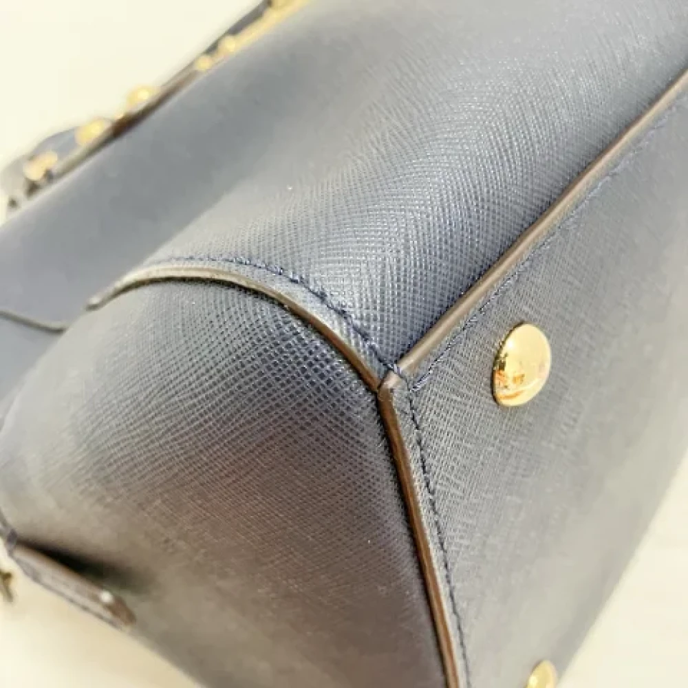 Michael Kors Pre-owned Leather handbags Blue Dames