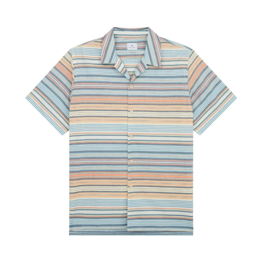PS By Paul Smith Gestreept Casual Fit Overhemd Multicolor Heren