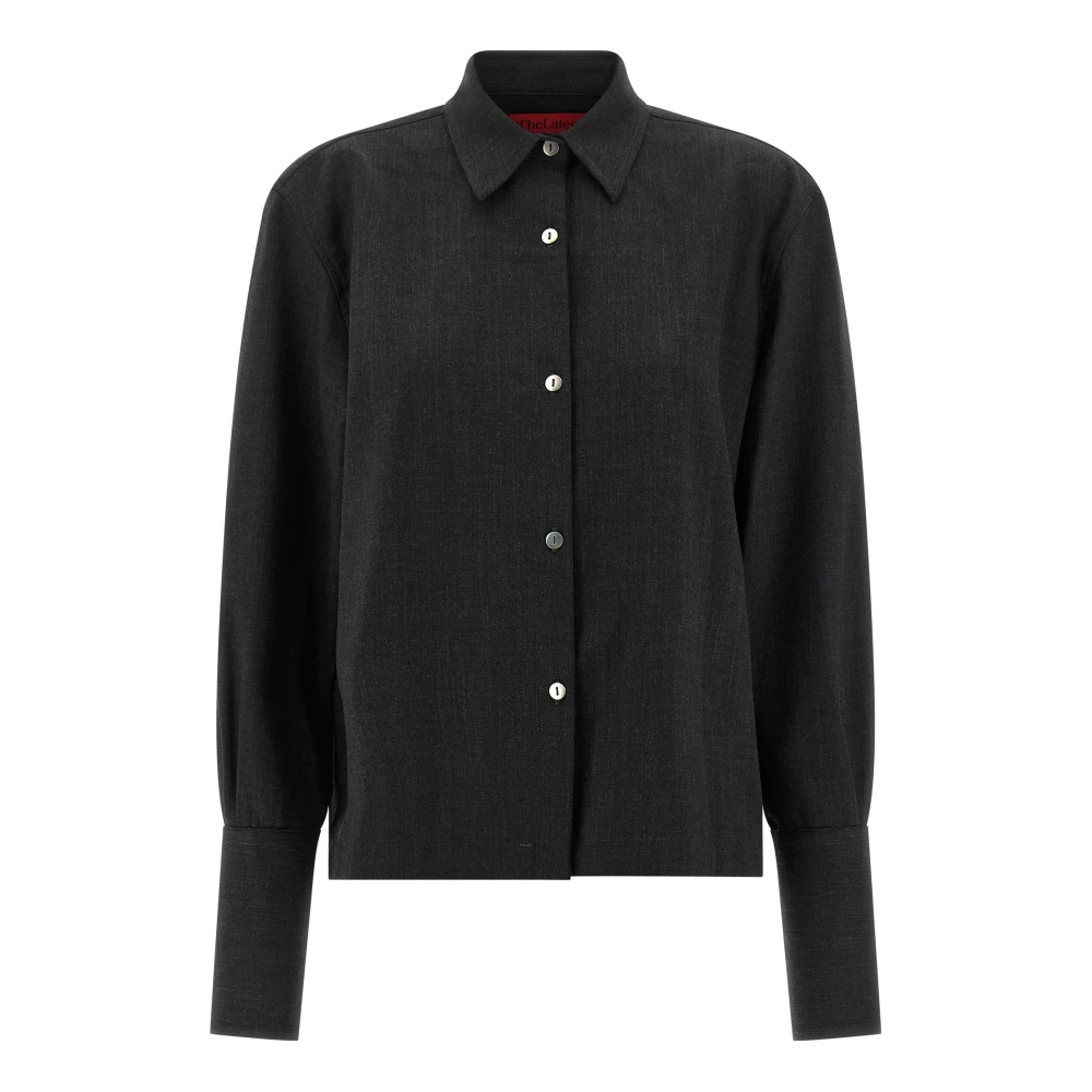 Thelatest Gray Shirts - Female - Shirts - S - Blouses & Shirts