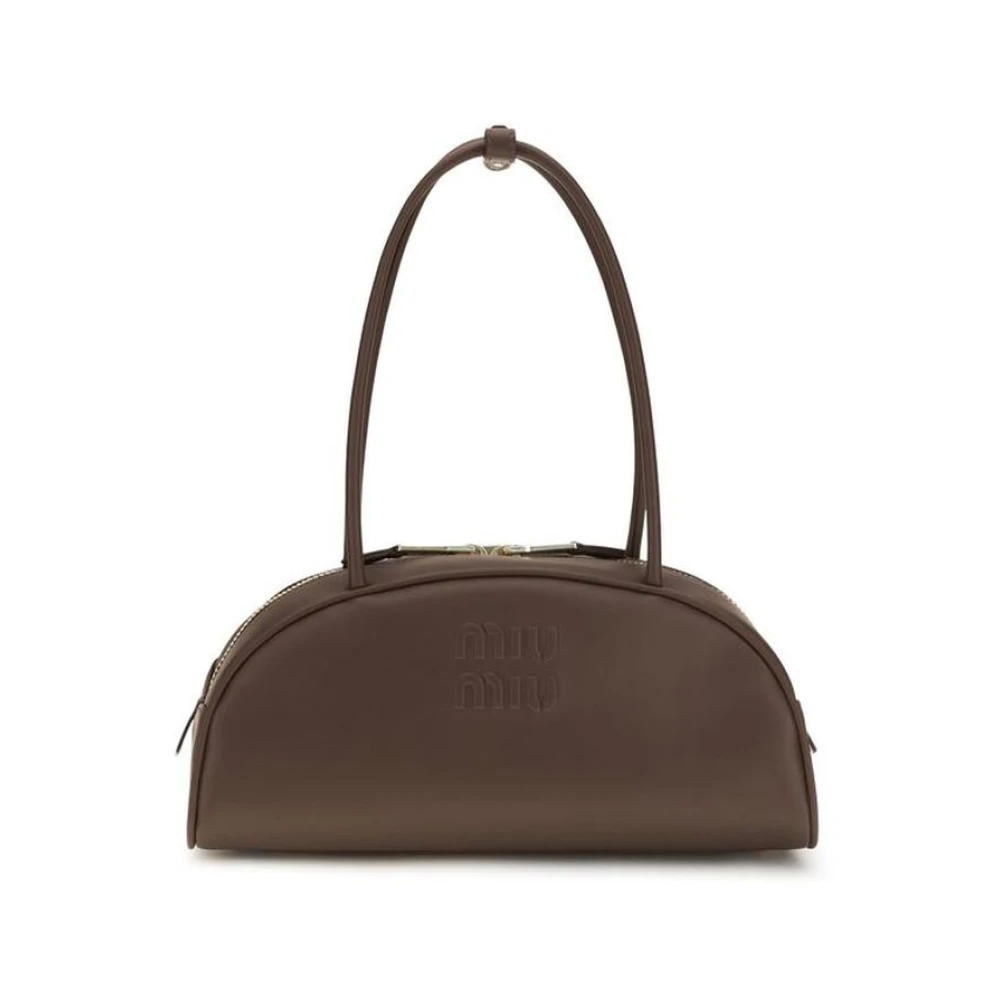 Miu Miu Beau Medium Leather Handbag - Image 6