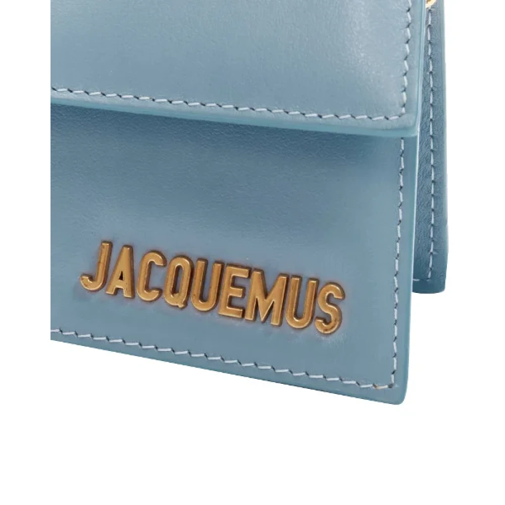 Jacquemus Pre-owned Leather crossbody-bags Blue Dames