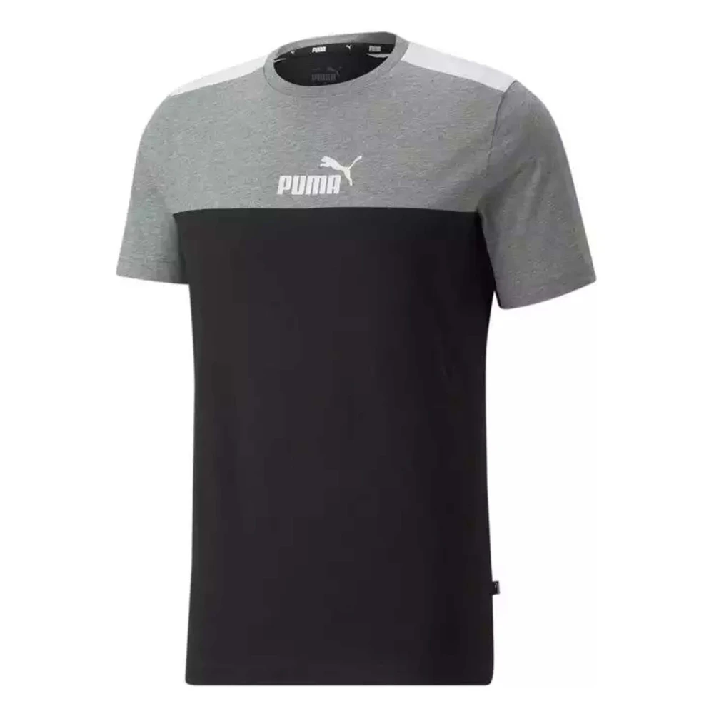 Puma Ess+ Block Tee T-shirt Black Heren