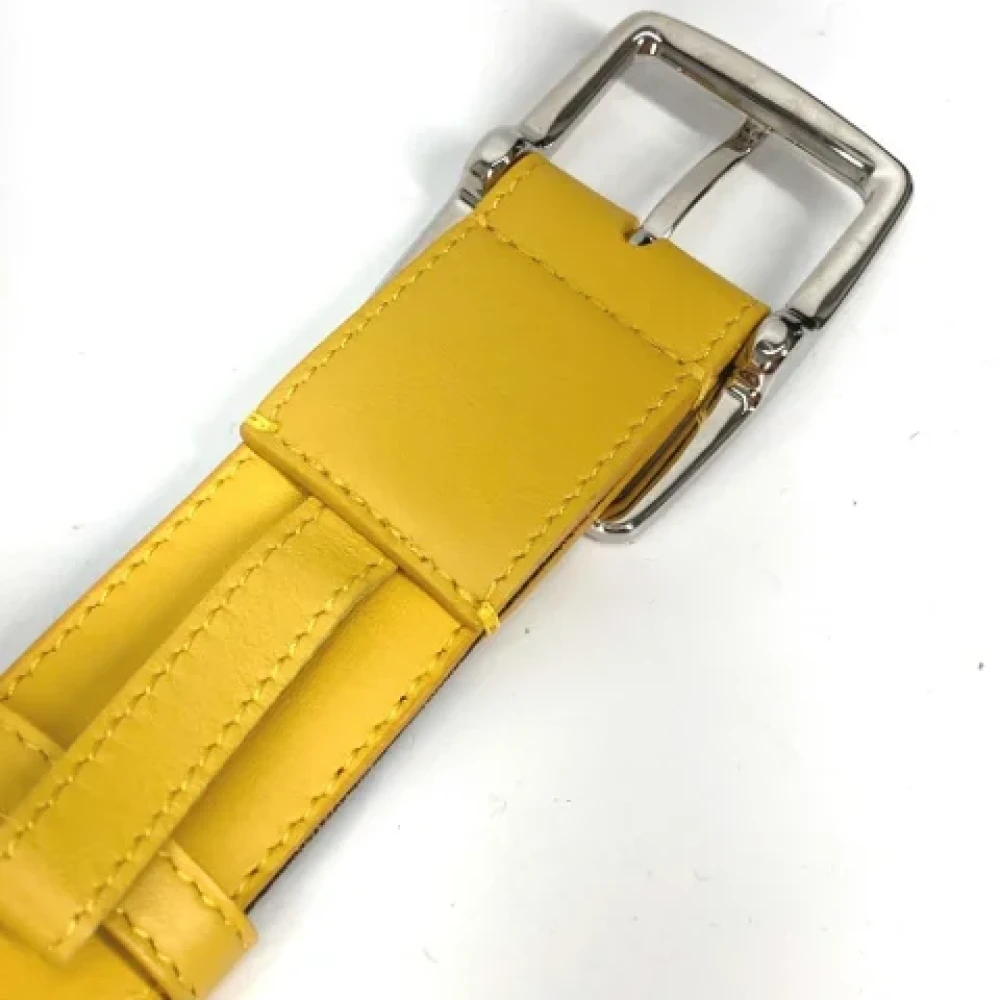 Fendi Vintage Pre-owned Leather belts Brown Unisex