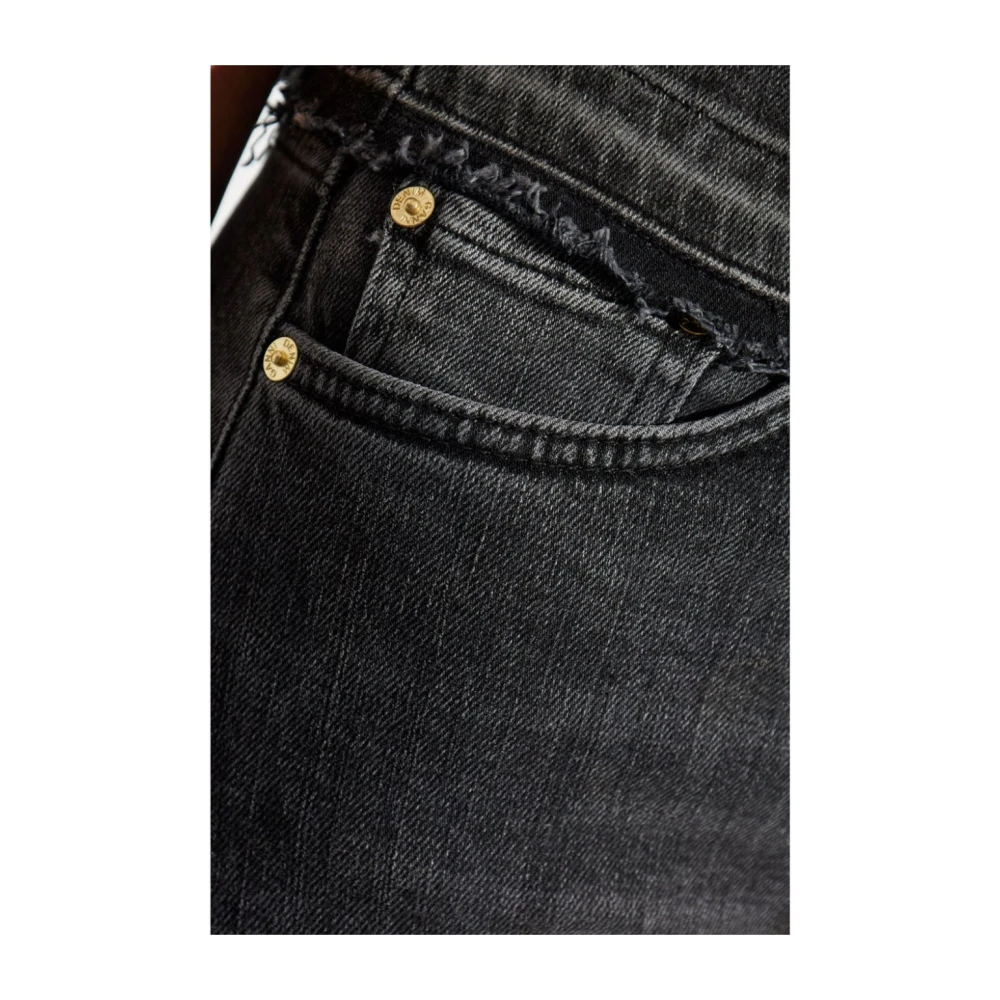 Ganni Stijlvolle Denim Jeans Black Dames