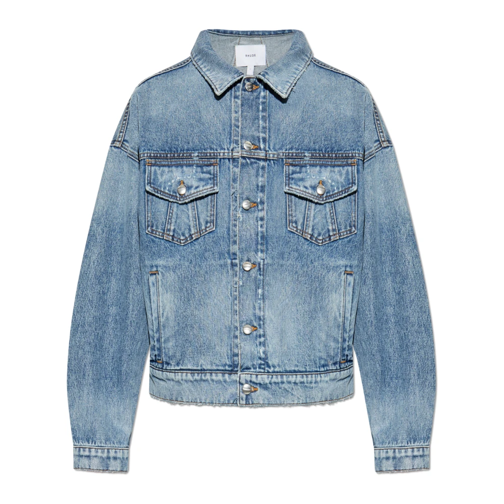 Jackets > Denim Jackets - - Rhude - Modalova