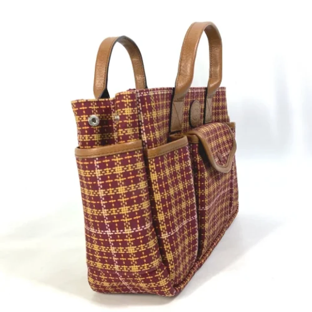 Gucci Vintage Pre-owned Canvas gucci-bags Red Dames