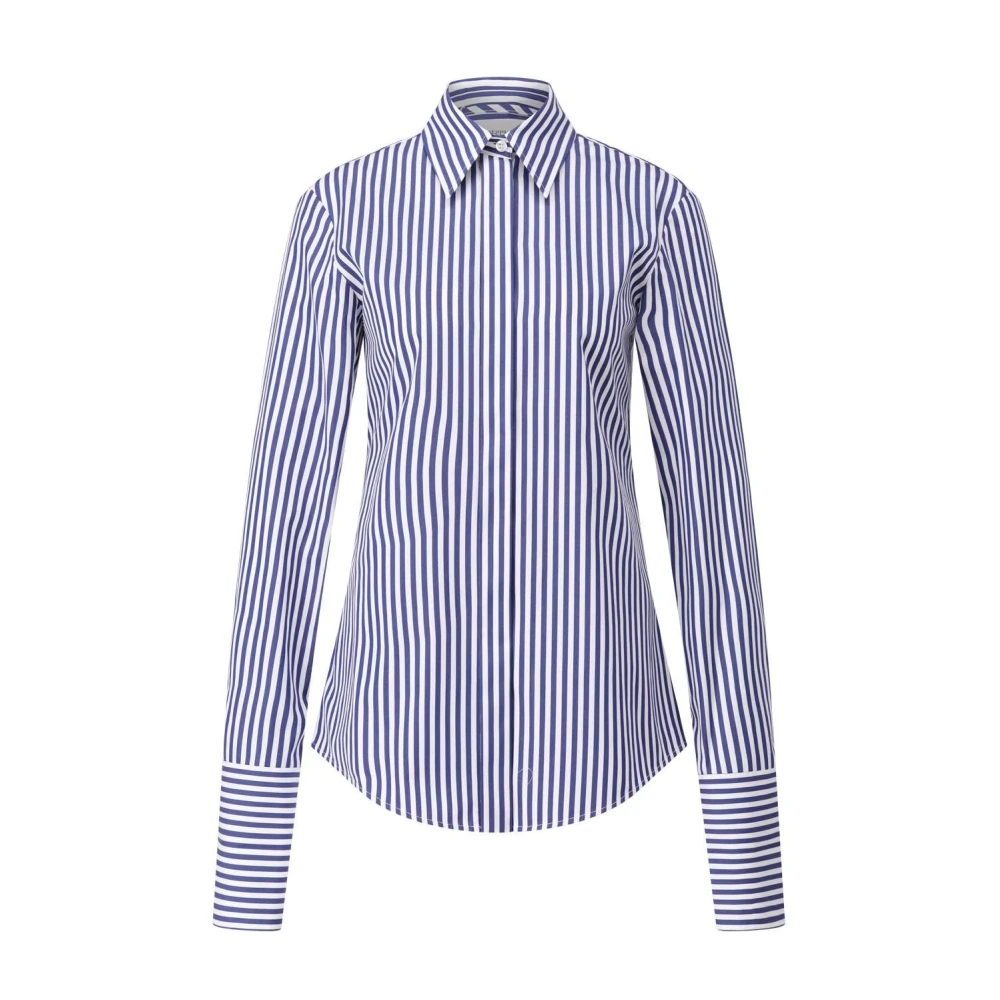 SPORTMAX Gestreepte Blouse Conio Blue Dames