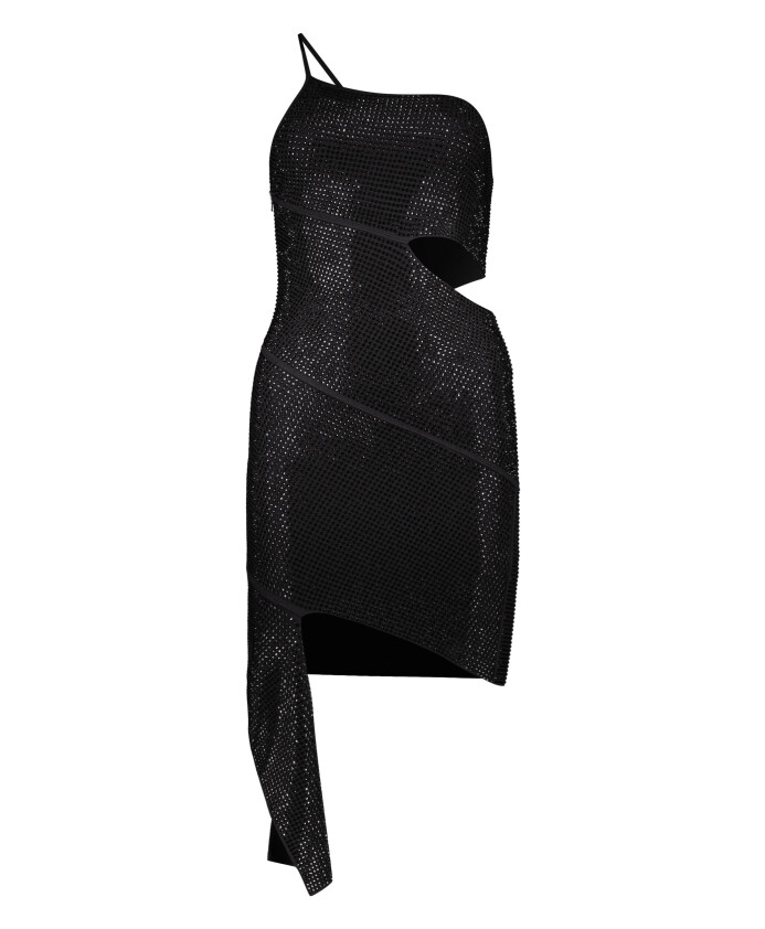 asymmetric-hem-embellished-mini-dress