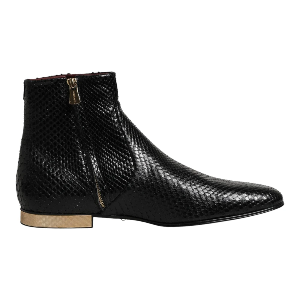 Dolce & Gabbana Men's Black Short Boots