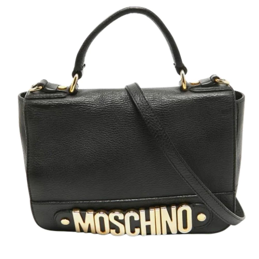 Moschino Pre-Owned Pre-owned Leather handbags Black Dames