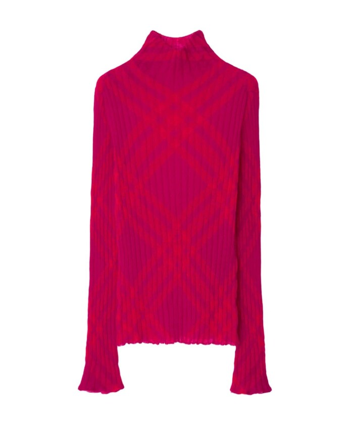 pull-a-col-roule-fuchsia-a-carreaux