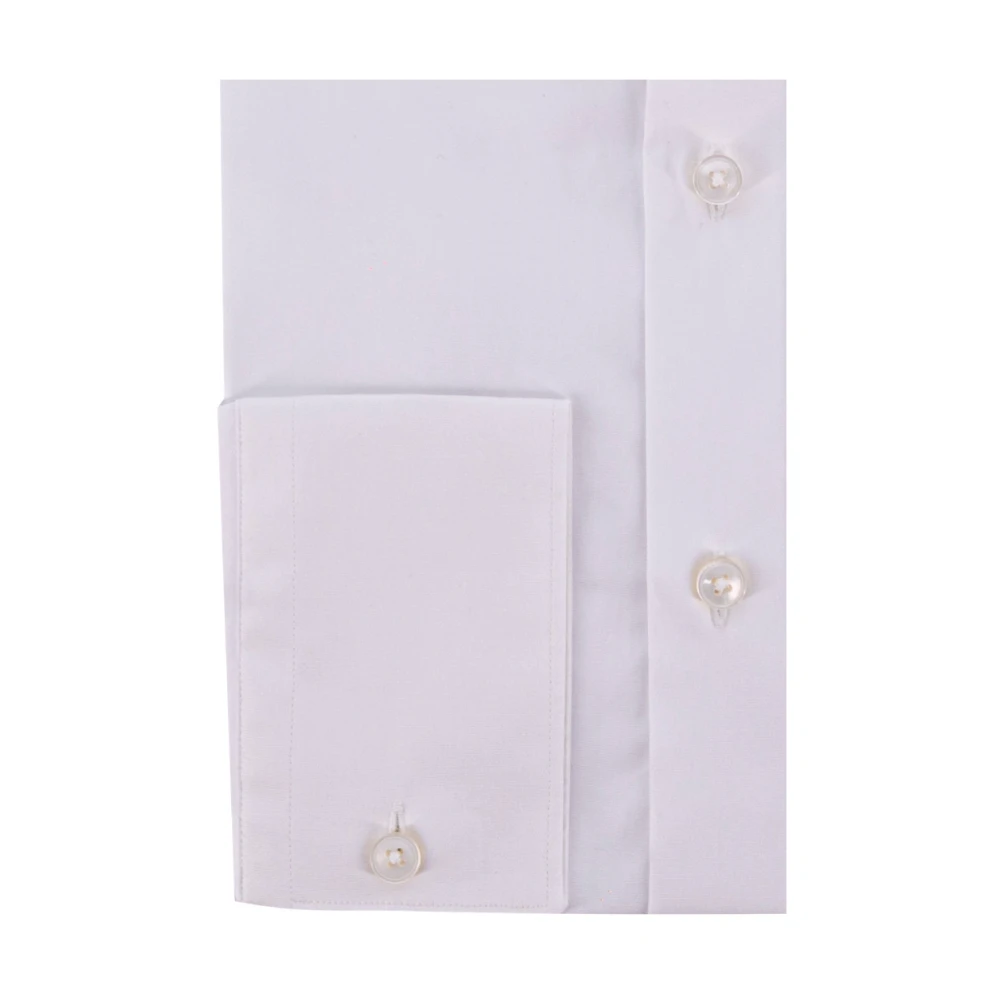 Xacus Klassieke Witte Overhemd Slim Fit White Heren