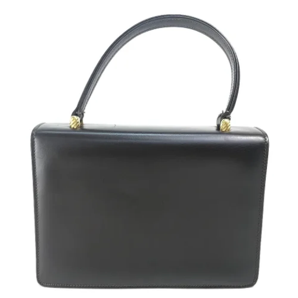 Gucci Vintage Pre-owned Leather gucci-bags Black Dames