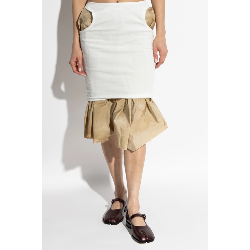 Maison Margiela Rok met topmotief White Dames