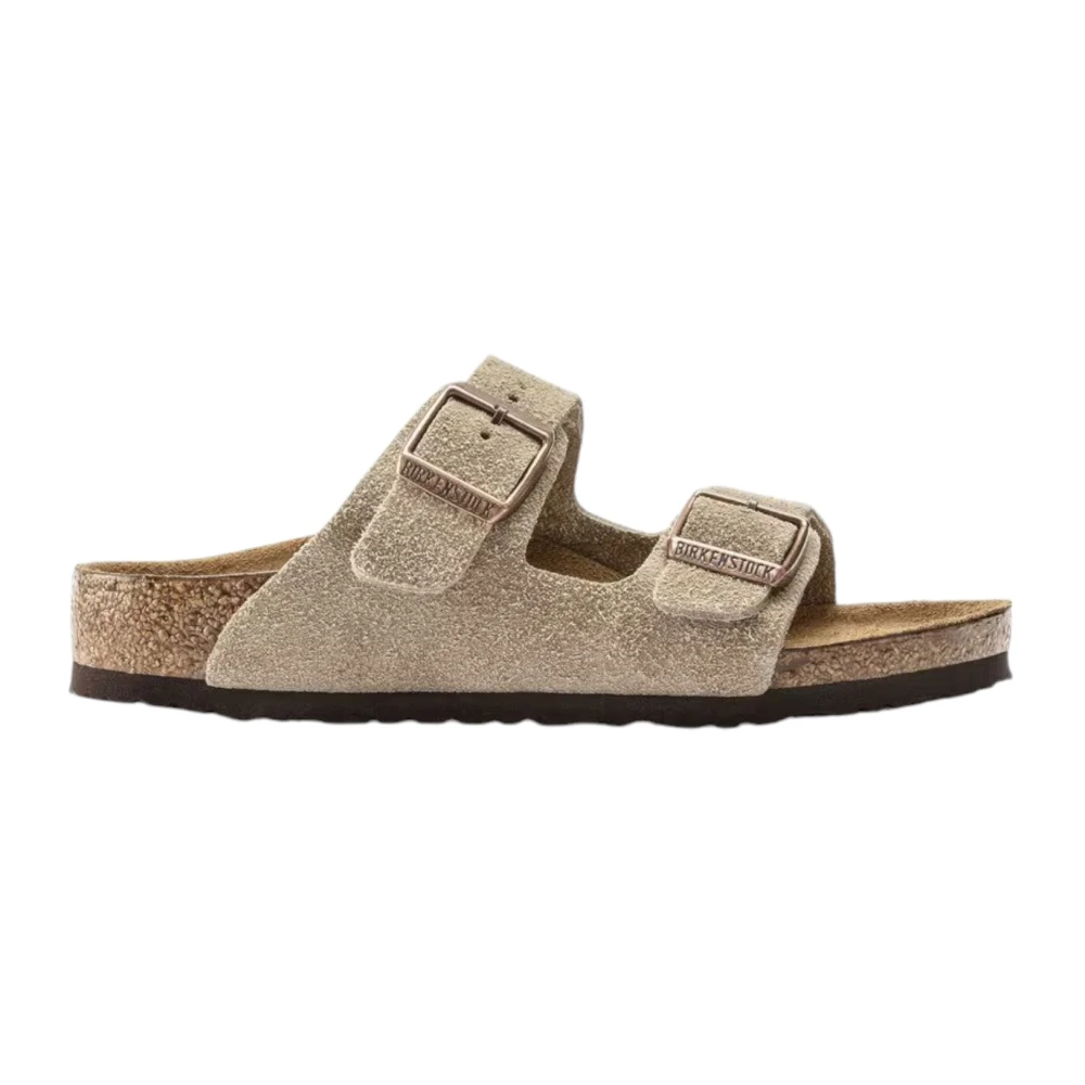 Birkenstock Girls Beige Classic Kids Sandals Taupe - Kids Sandals - 29 Eu - Kids