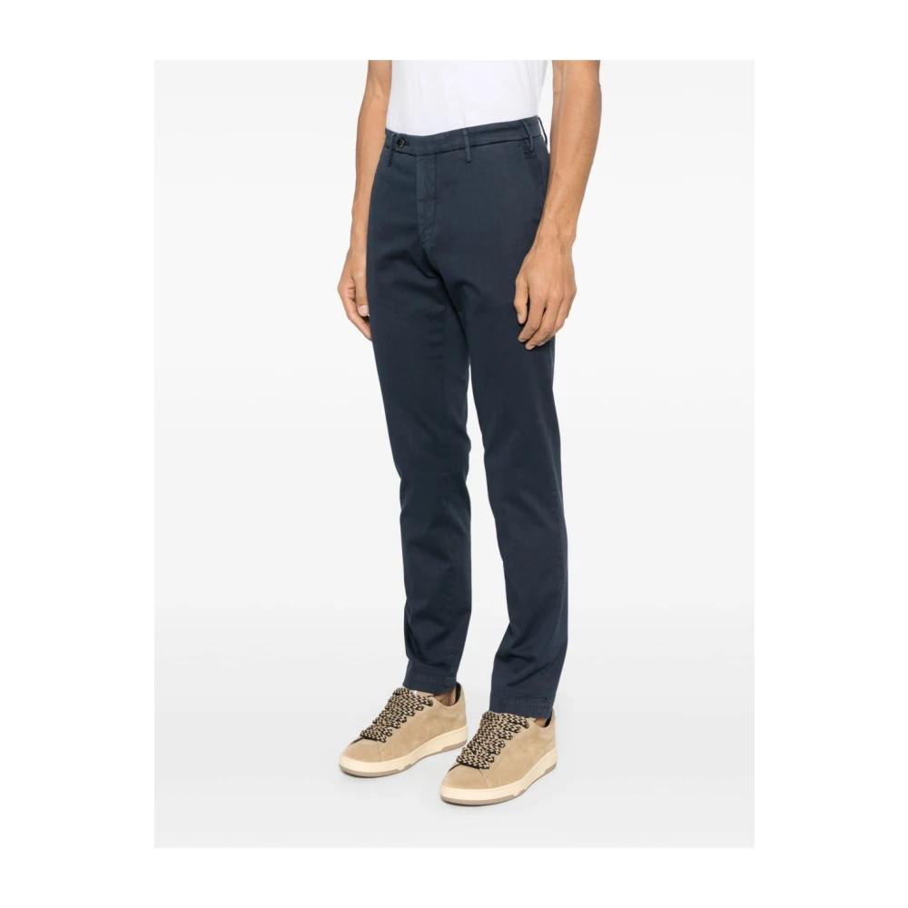 Michael Coal Blauwe Broek met Verborgen Rits Blue Heren