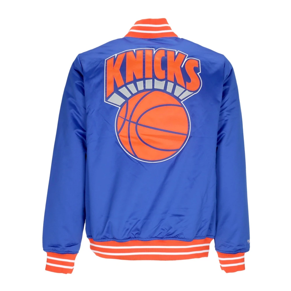Mitchell & Ness New York Knicks Bomberjack Blue Heren