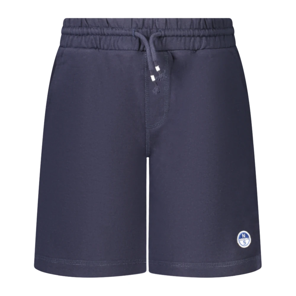 North Sails , Shorts, Unisex, Blue, 10 Y, Sweat Shorts With Logo Patch