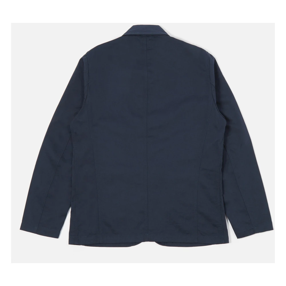 Universal Works Klassieke Navy Twill Werkjas Blue Heren