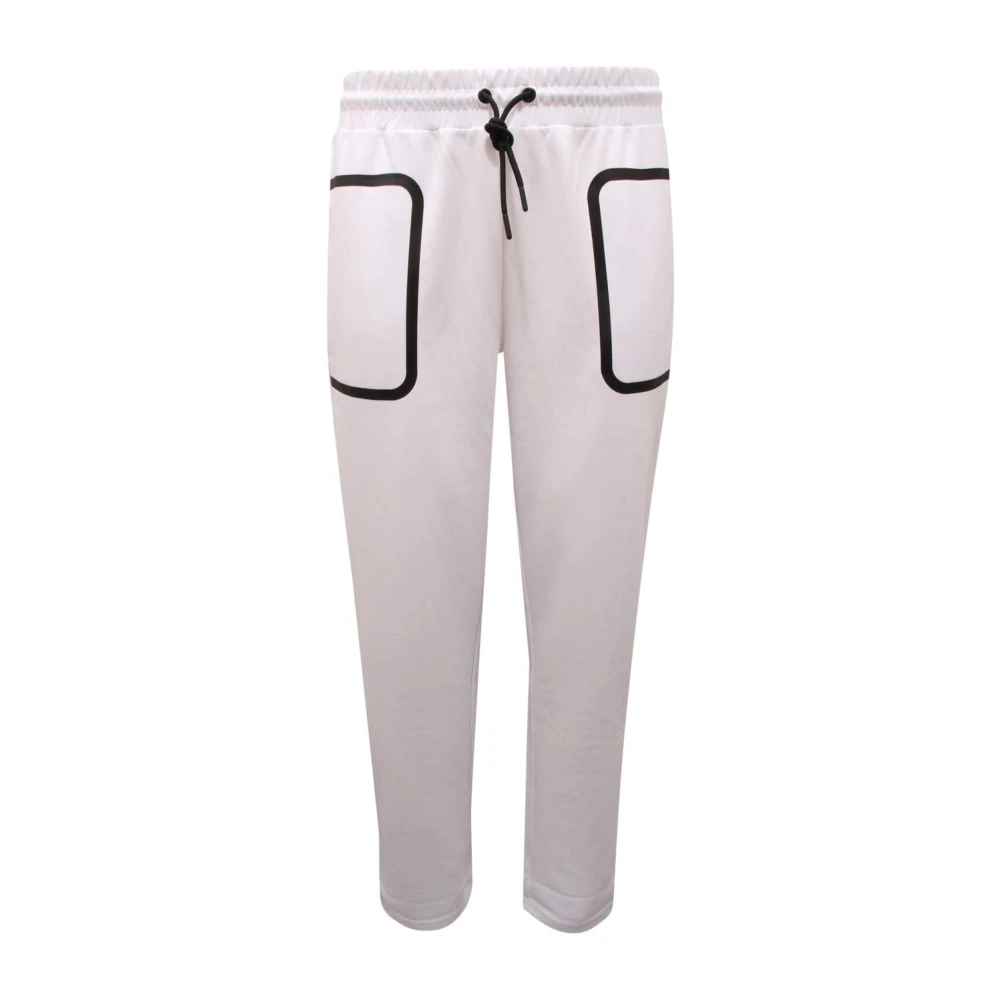 Peuterey White Schmitt Trousers Jumpsuit - Male - Sweatpants - M - Trousers