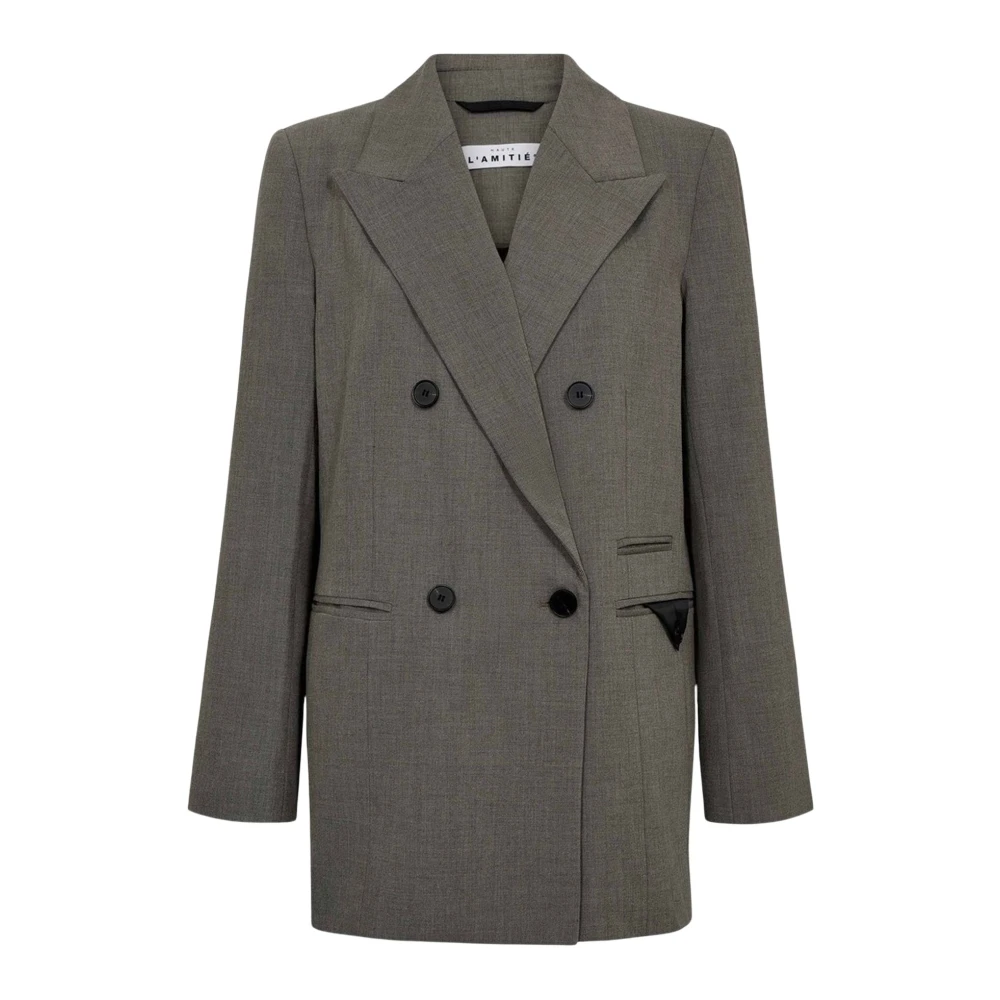 Haute L'amitié Women's Gray Blazers - Blazers - Xs - Jackets