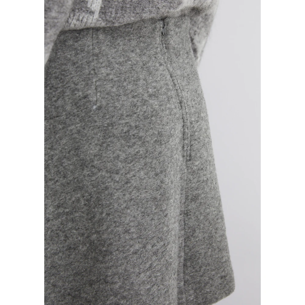 Marc O'Polo Wijd uitlopende minirok Gray Dames