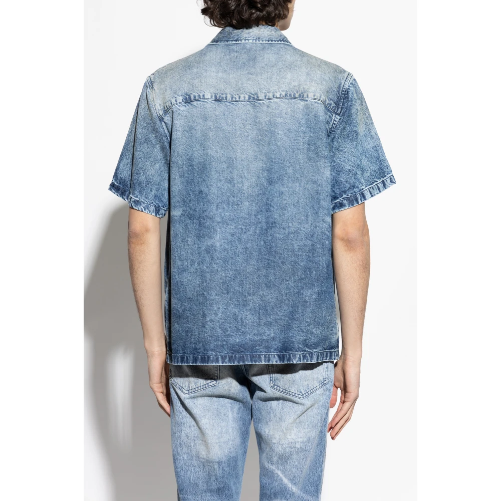 Diesel Denim overhemd Blue Heren