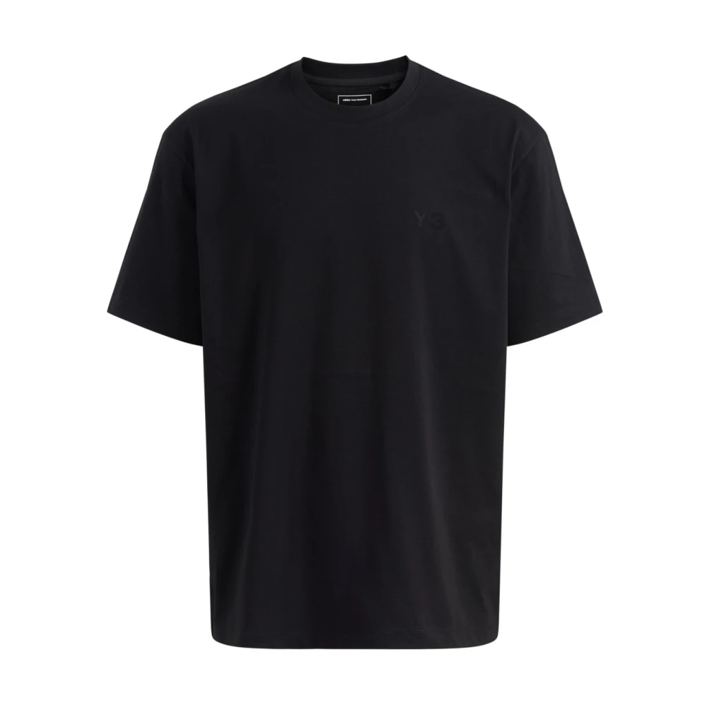 Y-3 Men's Black Reg Ss Tee - T-Shirts - S - Tops