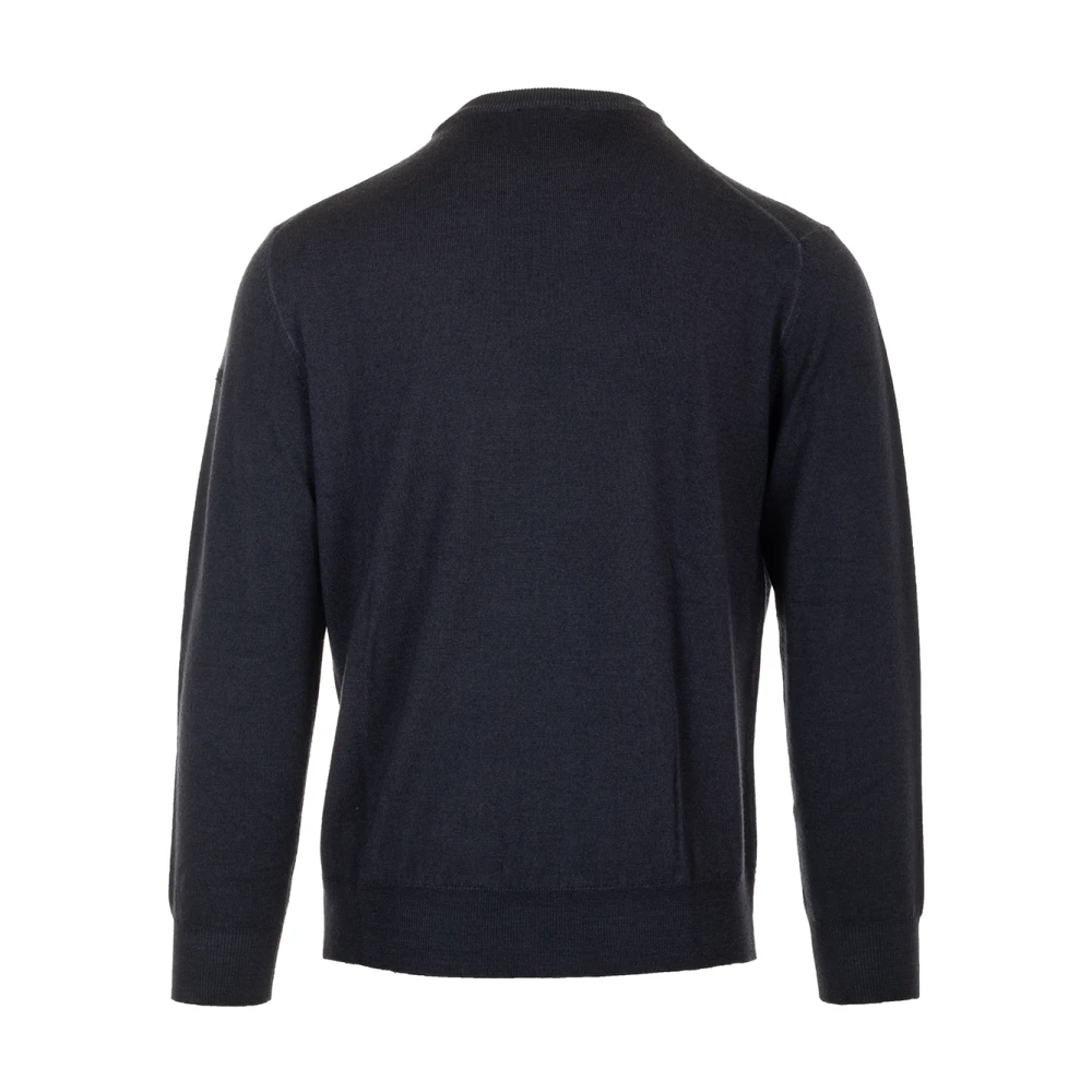 PAUL & SHARK Blauwe Merinowollen Trui Blue Heren