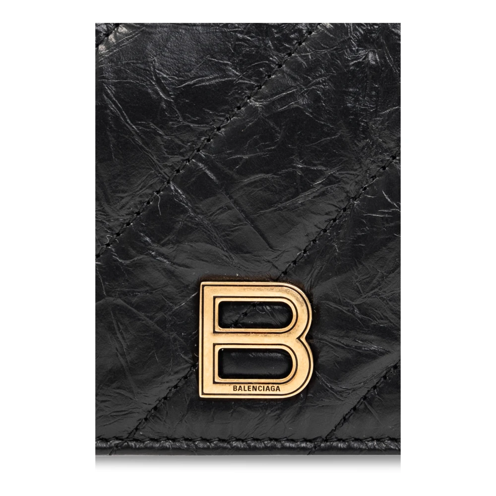 Balenciaga Portemonnee met logo Black Dames