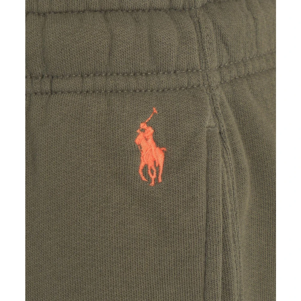 Polo Ralph Lauren Groene joggingbroek met stijlvol logo borduurwerk Green Dames