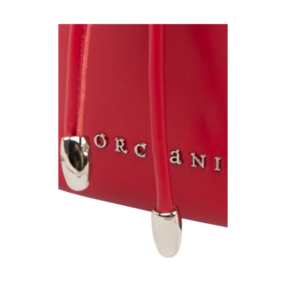 Orciani Rode Mini Bucket Bag Nest Stijl Red Dames